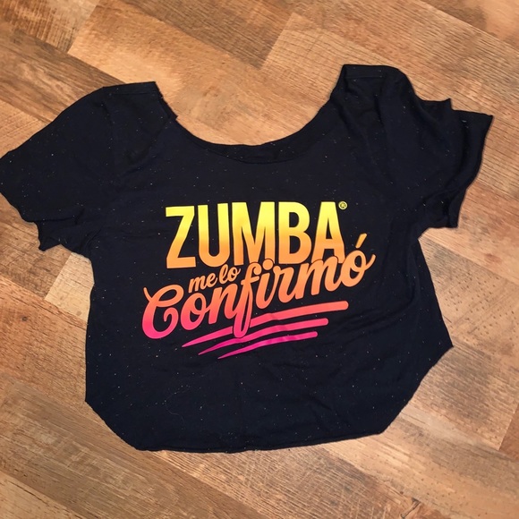 Zumba Fitness Tops - Zumba Black Crop top